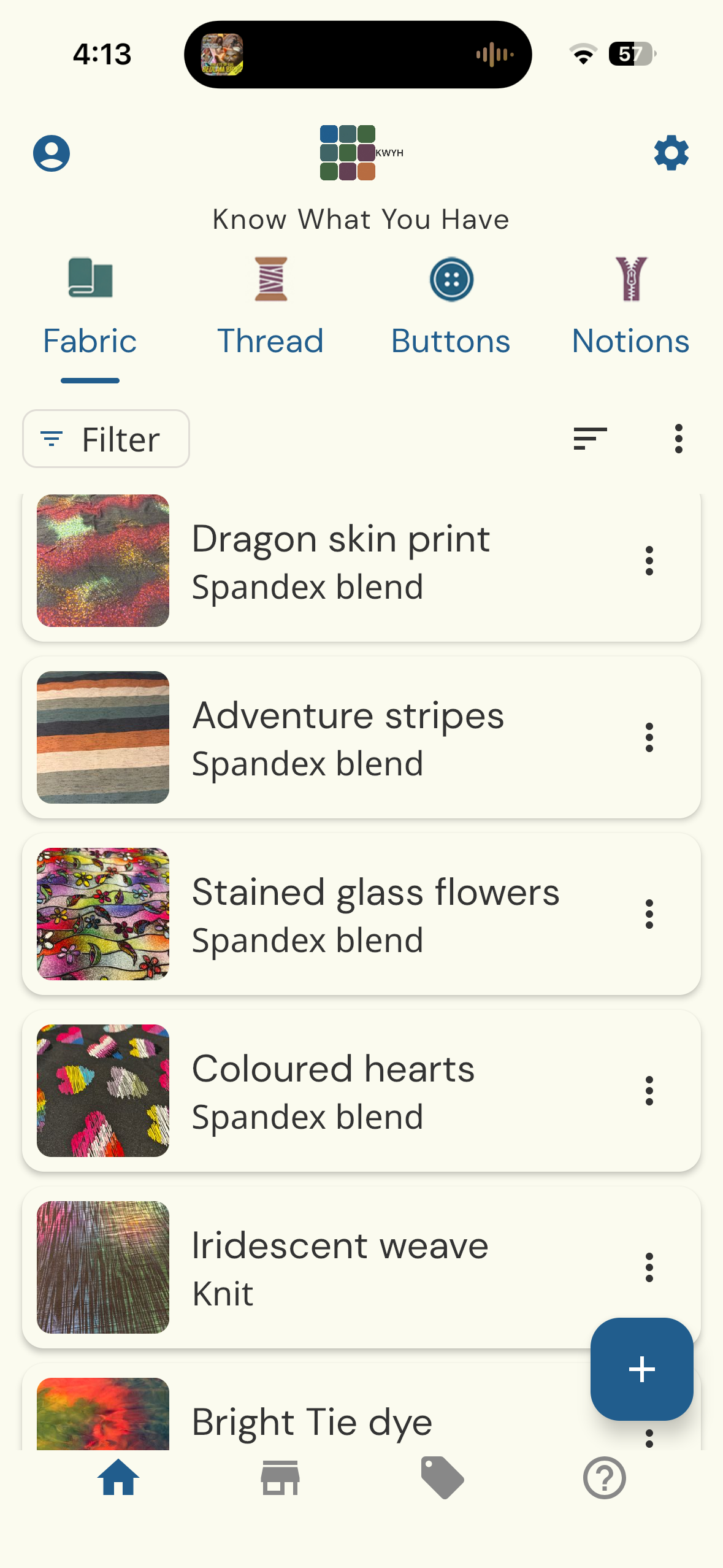 fabric screenshot