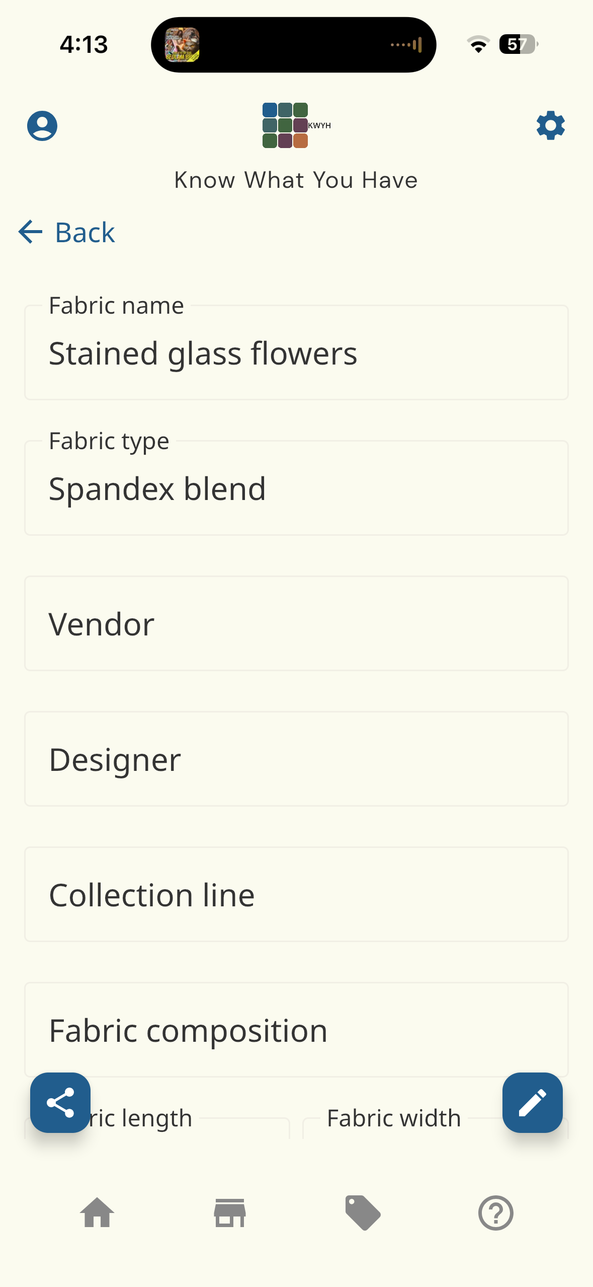 fabric screenshot